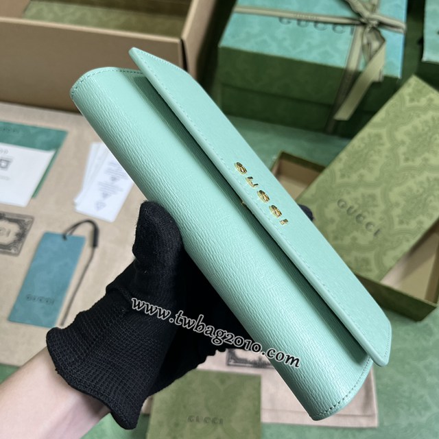 gucci專櫃新款原廠皮女款翻蓋長錢包 古馳飾手寫體Gucci標識長夾錢包 jcp1787